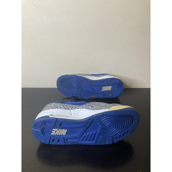 Nike Sz US 9 Air Assault Black Varsity Royal Cement Shoe 2007 - Picture 6 of 11